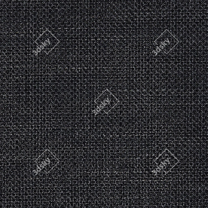 Seamless Mesh Fabric: 4 Color Options 3D model image 3