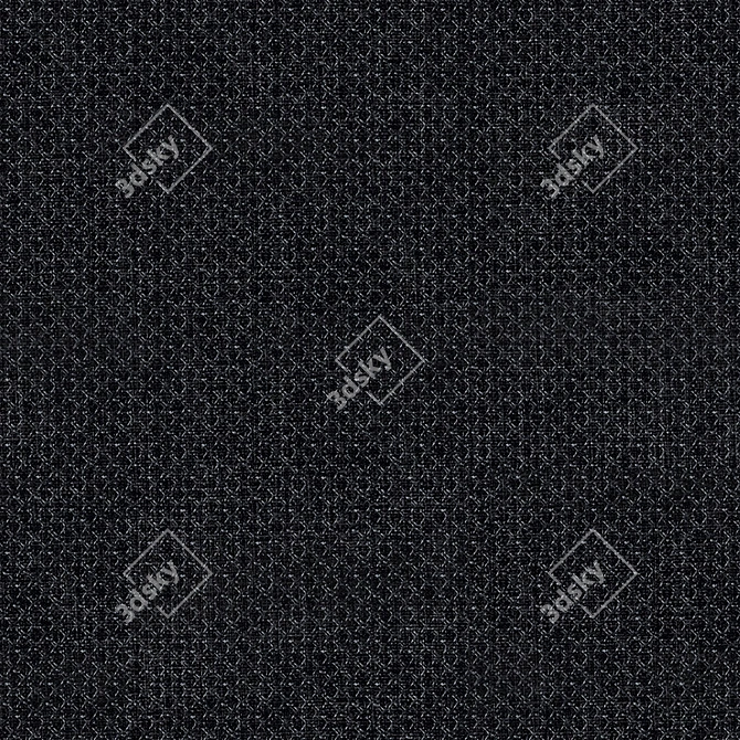 Seamless Mesh Fabric: 4 Color Options 3D model image 4