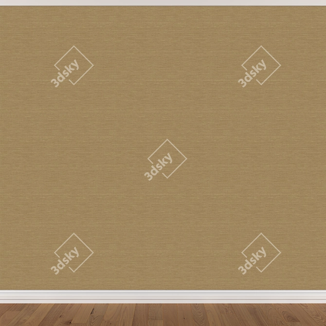 Seamless Wallpaper Set in 3 Colors 3D model image 2