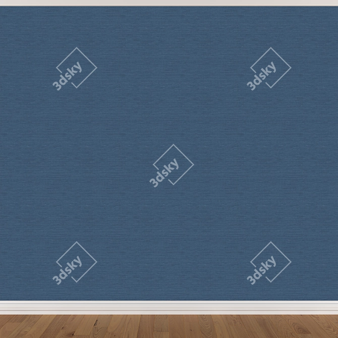 Seamless Wallpaper Set in 3 Colors 3D model image 4