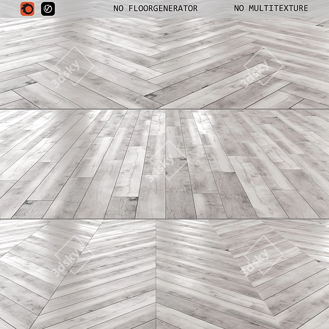 Multi-Purpose Laminate Flooring 3D model image 1