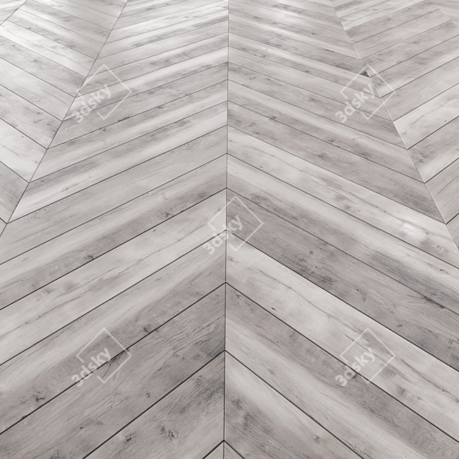 Versatile Floor Laminate with 7 Tile Patterns 3D model image 3