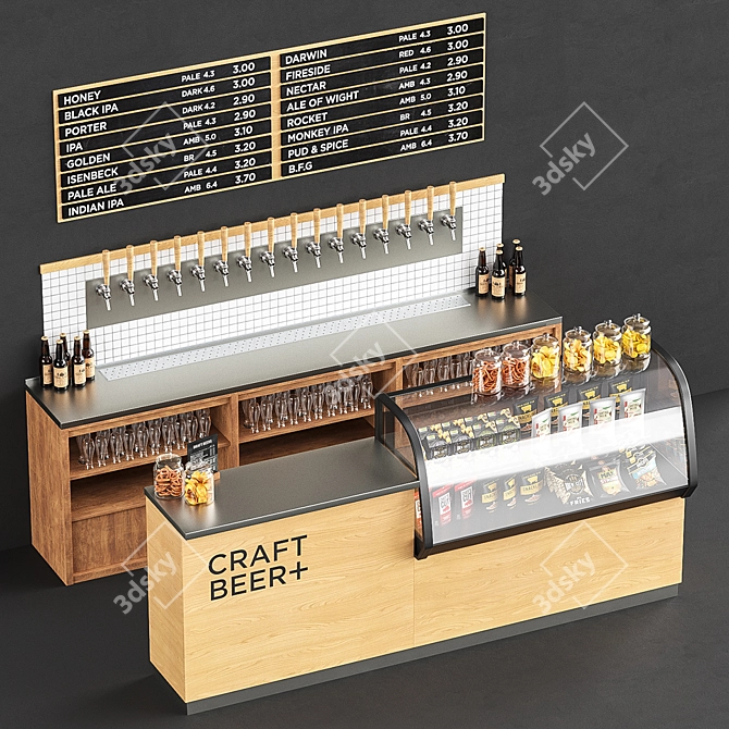 Taps&Drafts: Craft Your Perfect Pour 3D model image 1