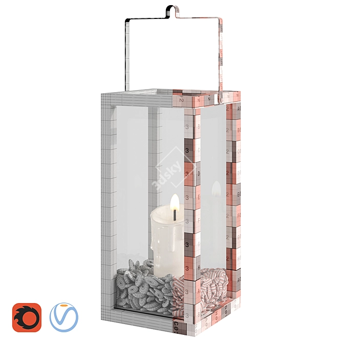 Crosby Lantern - Sleek and Stylish Illumination 3D model image 5