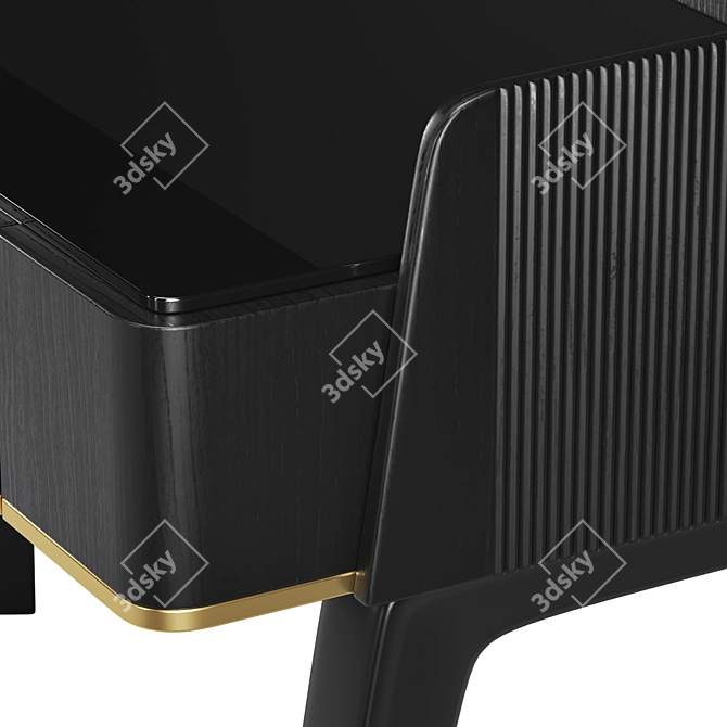 Contemporary Soho Desk by Gallotti & Radice 3D model image 3