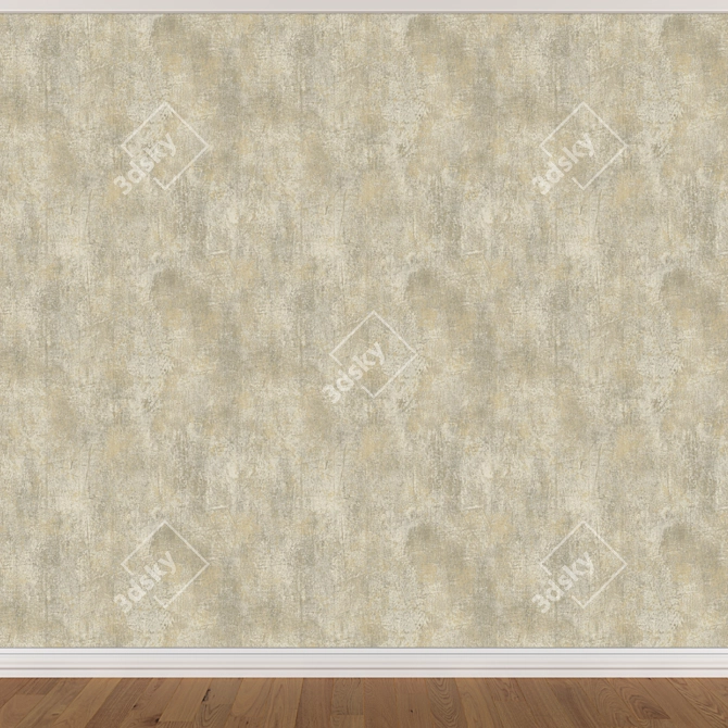 Seamless Wallpaper Set: 3 Colors 3D model image 4