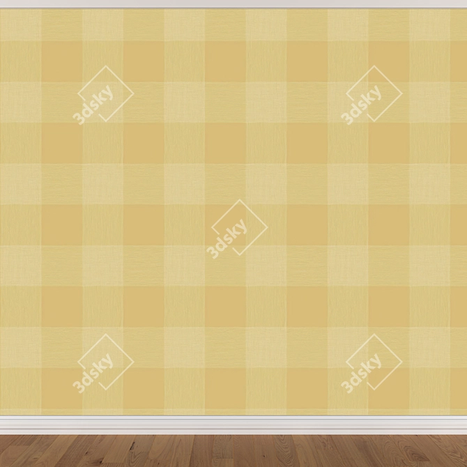 Seamless Wallpaper Set (3 Colors) 3D model image 4