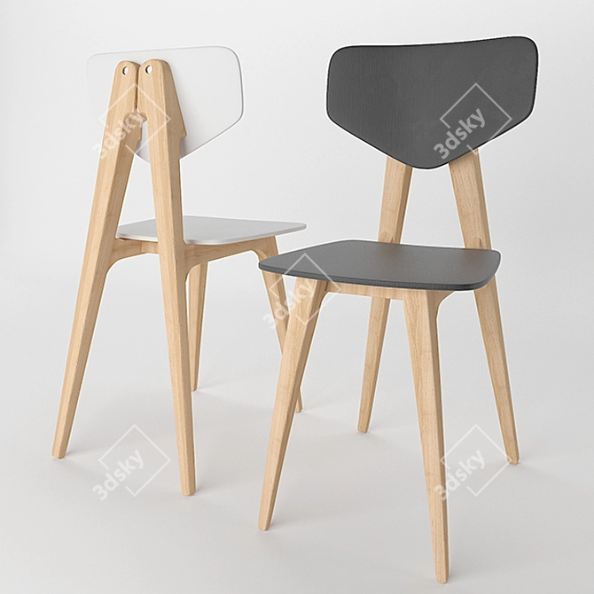 Elegant 2013 Chair 3D model image 1