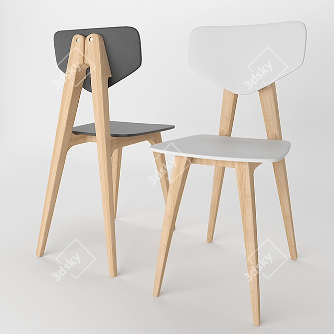 Elegant 2013 Chair 3D model image 2