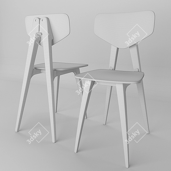 Elegant 2013 Chair 3D model image 3