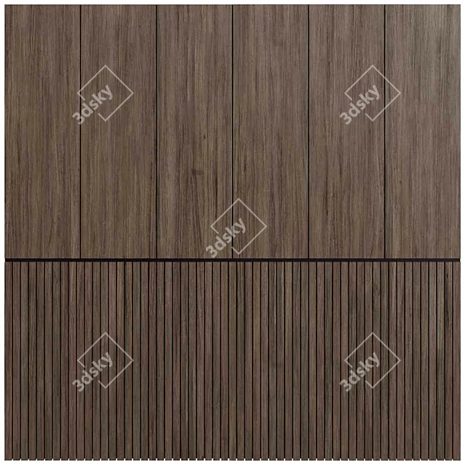 Versatile Decor Wall Panel 3D model image 2