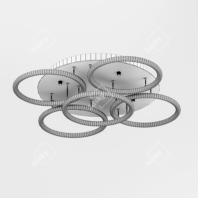 Arte Lamp A2500PL-5BK RAPID: Modern Lighting for Tech-Inspired Spaces 3D model image 10