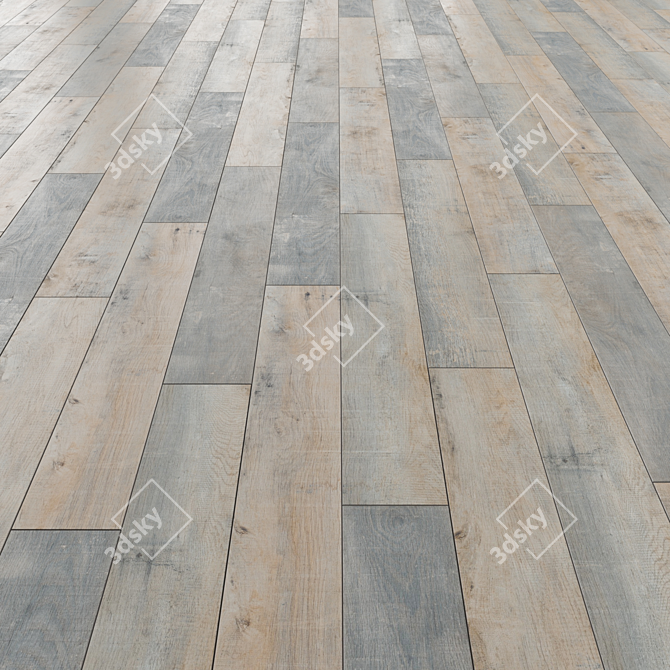 Laminate Flooring Collection: Standard, Herringbone, Chevron 3D model image 2