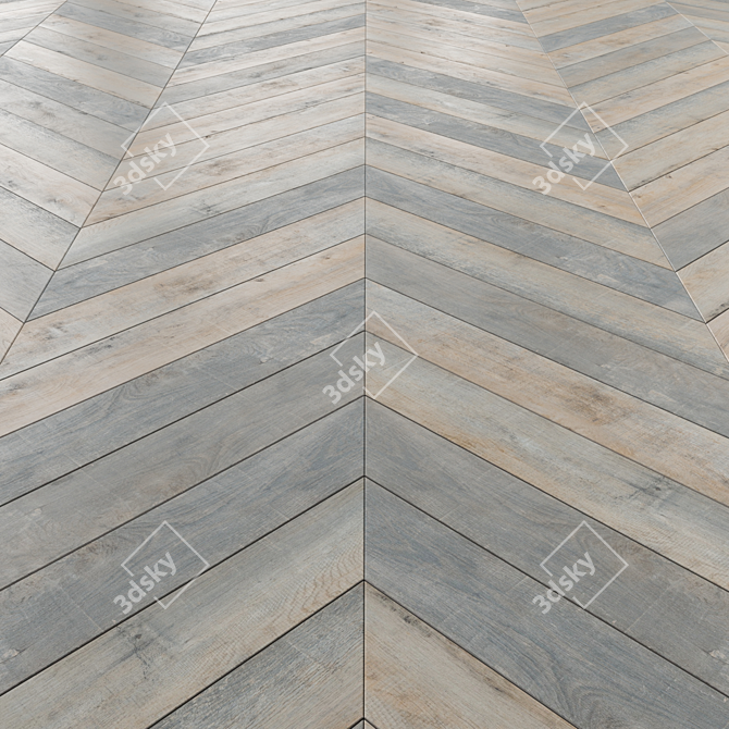 Laminate Flooring Collection: Standard, Herringbone, Chevron 3D model image 3