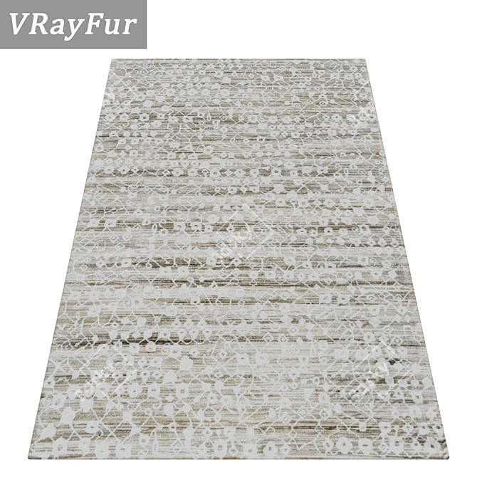 Luxury Carpet Set for Stunning Interiors 3D model image 2