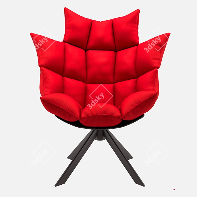 Italian Husk Chair: 108x92x72cm 3D model image 7