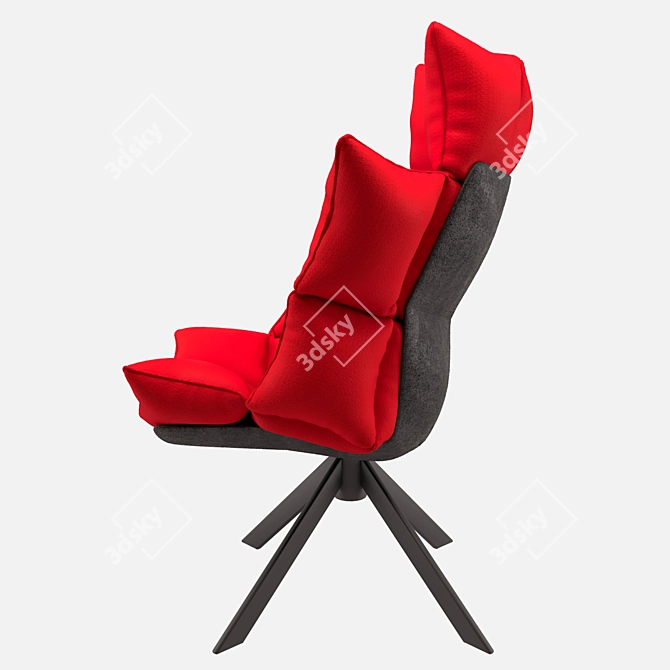 Italian Husk Chair: 108x92x72cm 3D model image 8