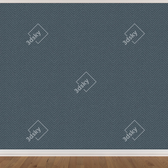 Seamless Wallpaper Set - 3 Colors 3D model image 2