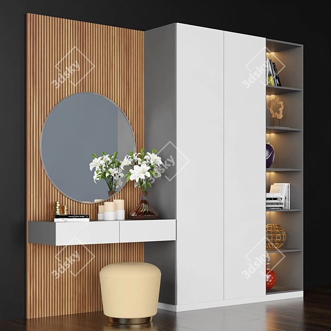 Modern_Holl_Furniture_Set 3D model image 2