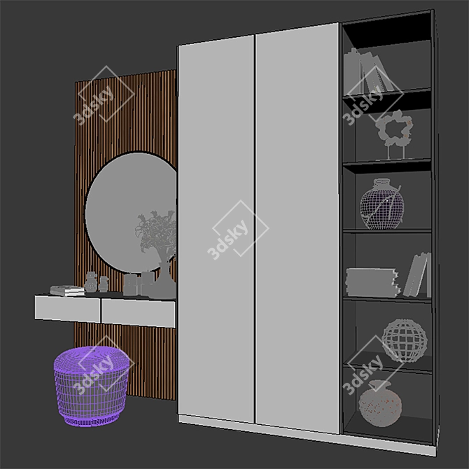 Modern_Holl_Furniture_Set 3D model image 3