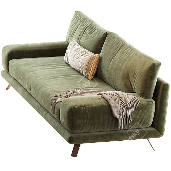 Modern and Stylish IAN Sofa 3D model image 2