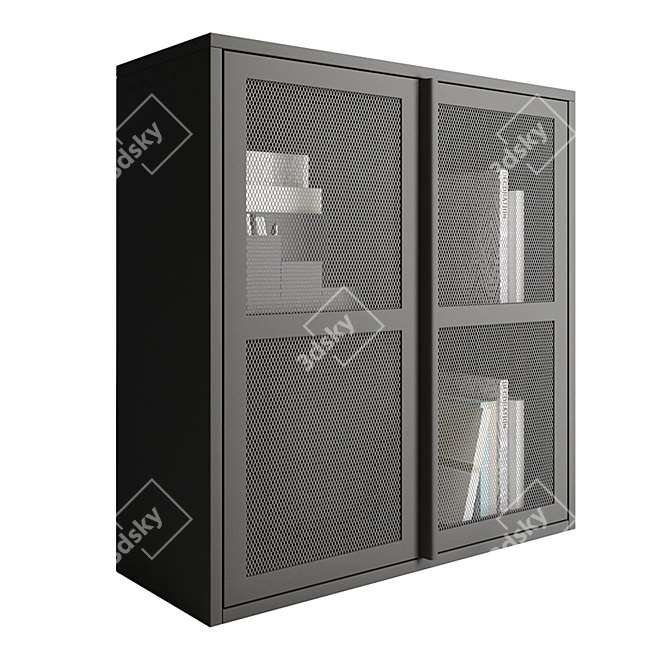 Ikea Ivar Mesh Wardrobe 3D model image 2