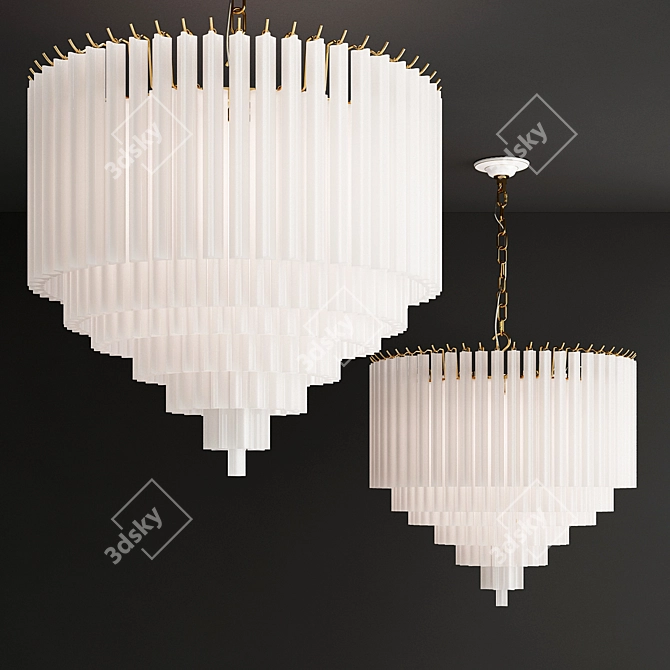 Eichholtz Nova 9-Light Pendant 3D model image 3