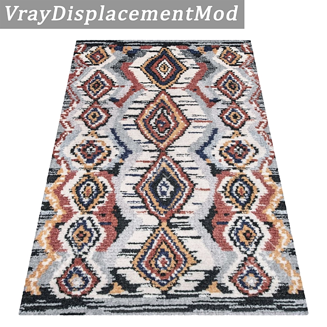 Luxury Rug Set: High-Quality Textures 3D model image 3