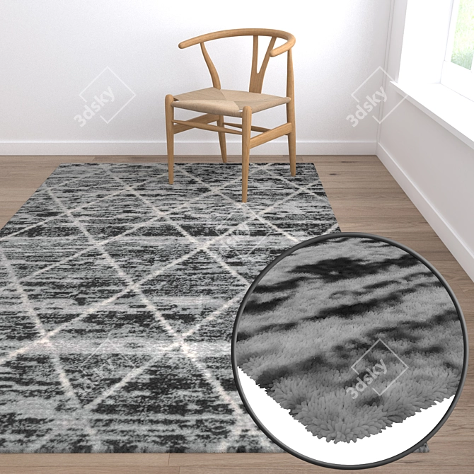 Versatile High-Quality Carpets 3D model image 5