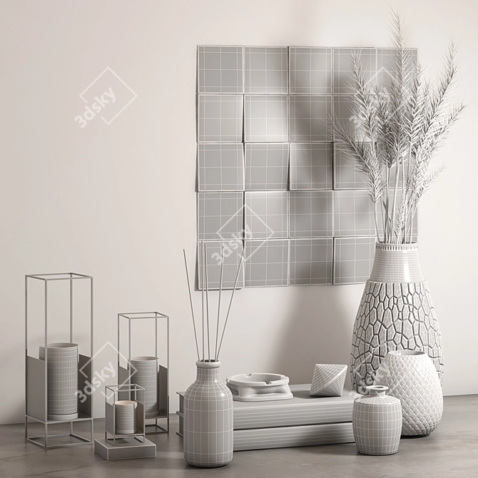 Elegant Decor Set: 3dsmax/FBX/OBJ 3D model image 4