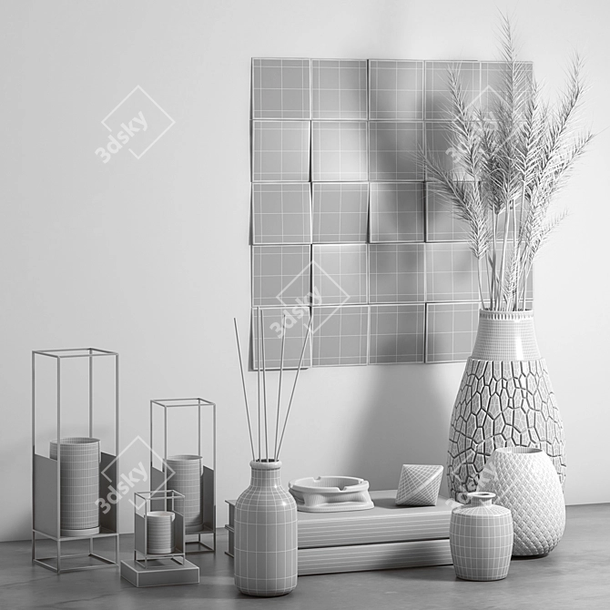 Elegant Decor Set: 3dsmax/FBX/OBJ 3D model image 9