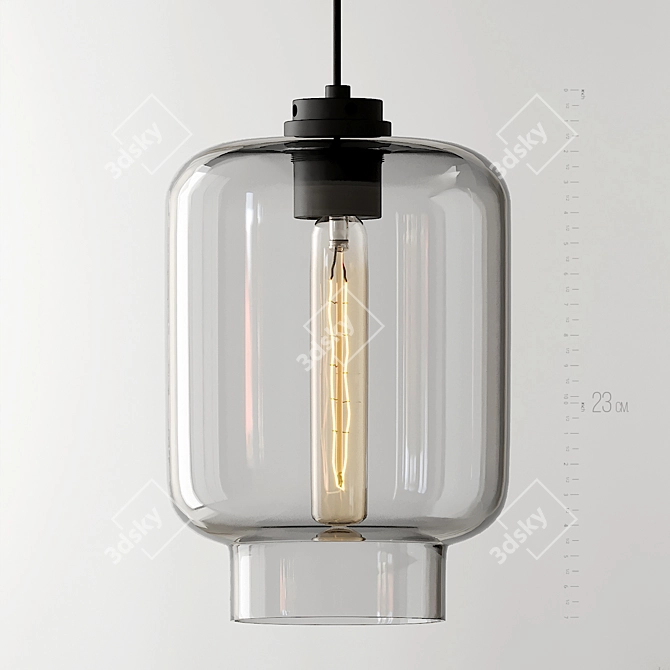 Sleek Calla Pendant: Jeremy Pyles' Timeless Design 3D model image 4