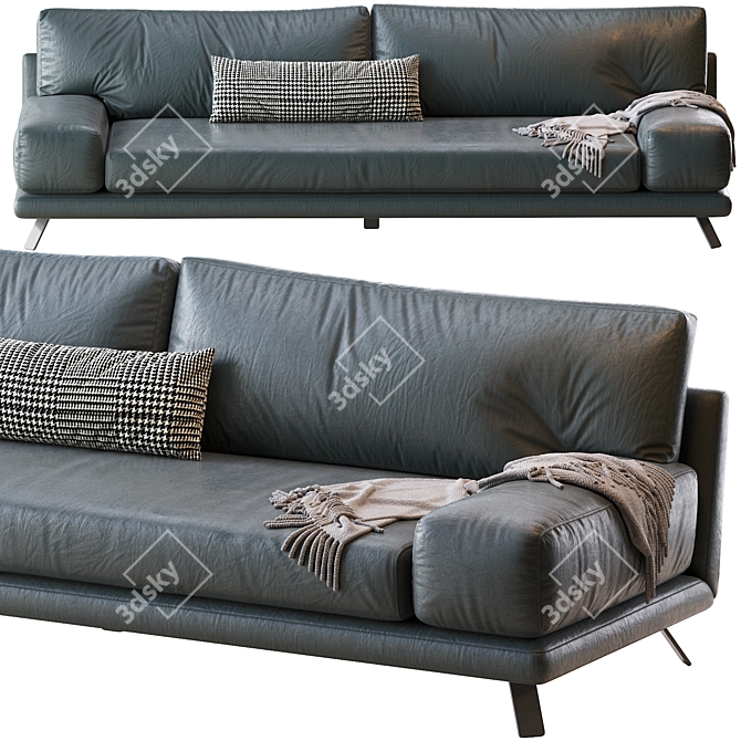 Modern and Sleek IAN Sofa 3D model image 10