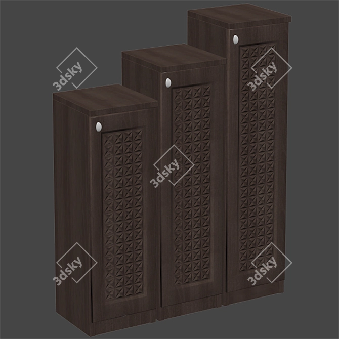 Versatile Shoe Storage Solution 3D model image 3