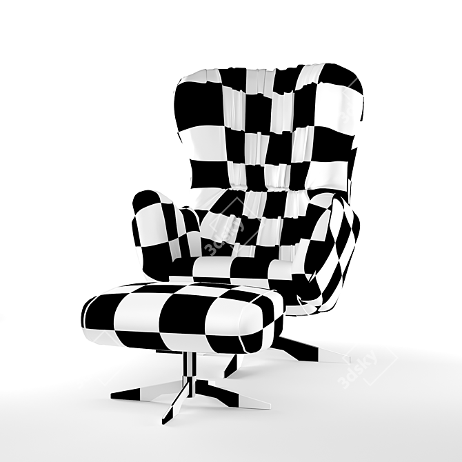 Corona Modern Armchair 3D model image 3