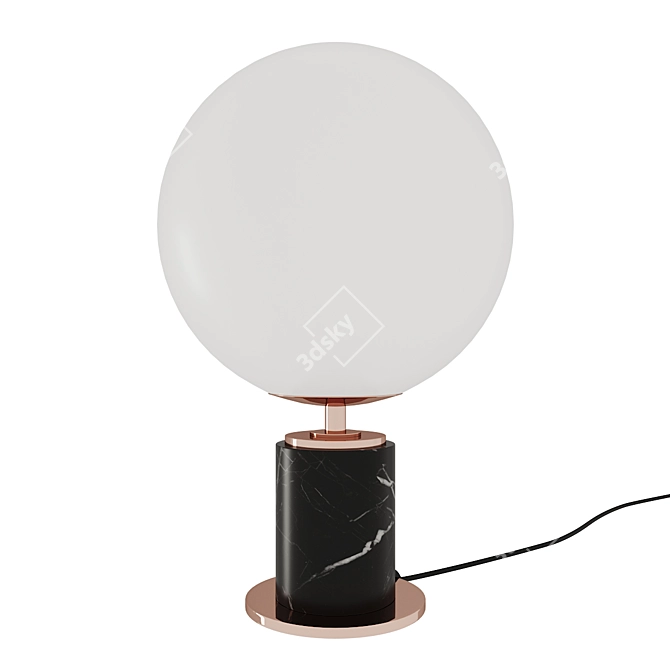 Elegant Marcel Table Lamp 3D model image 1