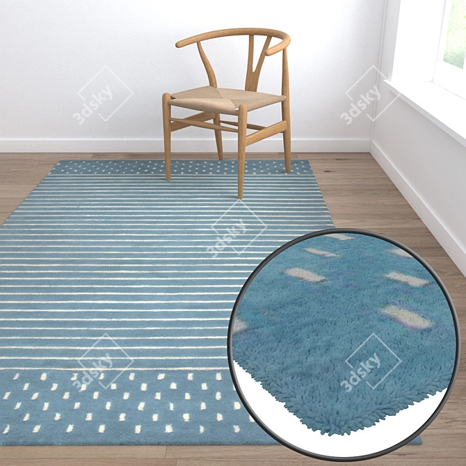 High-Quality Carpet Set 3D model image 5