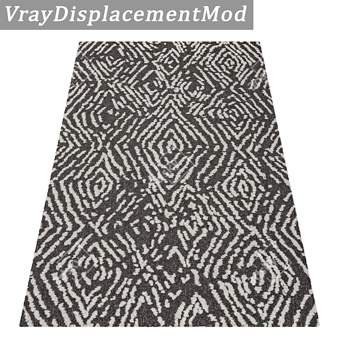 Premium Textured Carpet Set 3D model image 3