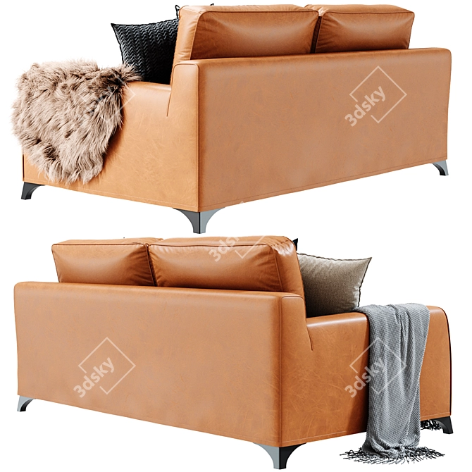 Modern Mr Floyd Sofa: 3D Model with Textures 3D model image 5