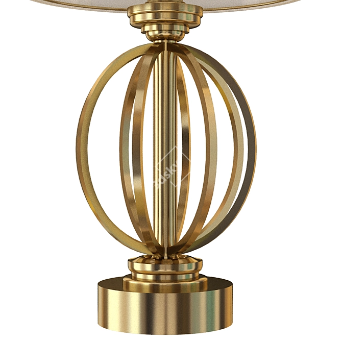 Modular Circle Table Light 3D model image 4