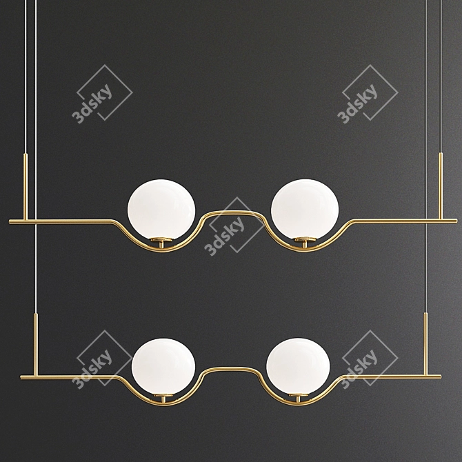 Collin Collection: Versatile & Stylish Lighting Solutions 3D model image 2