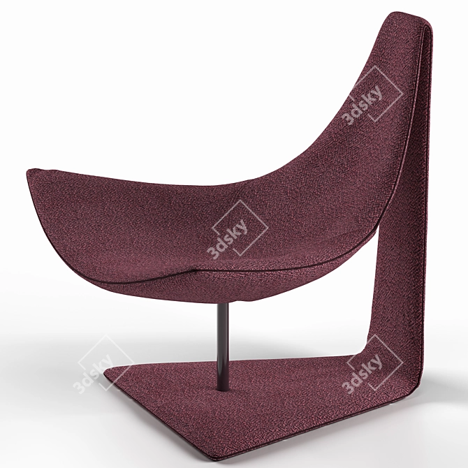 Modern Italian Luxury: Il Loft Giorgio Armchairs 3D model image 3