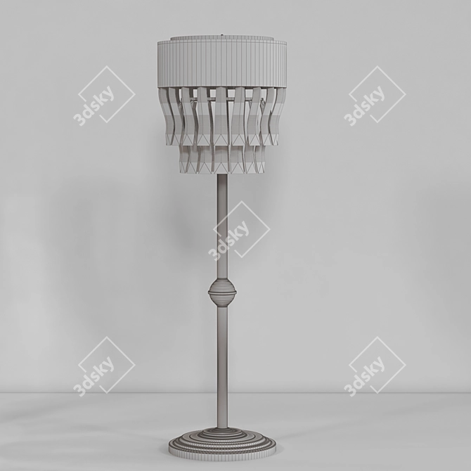 Sleek and Stylish Floor Lamp 3D model image 2