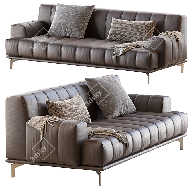 Elegant Chloe Sofa: Timeless Comfort 3D model image 1