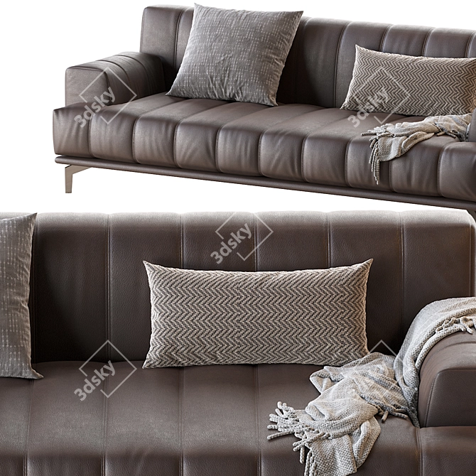 Elegant Chloe Sofa: Timeless Comfort 3D model image 4