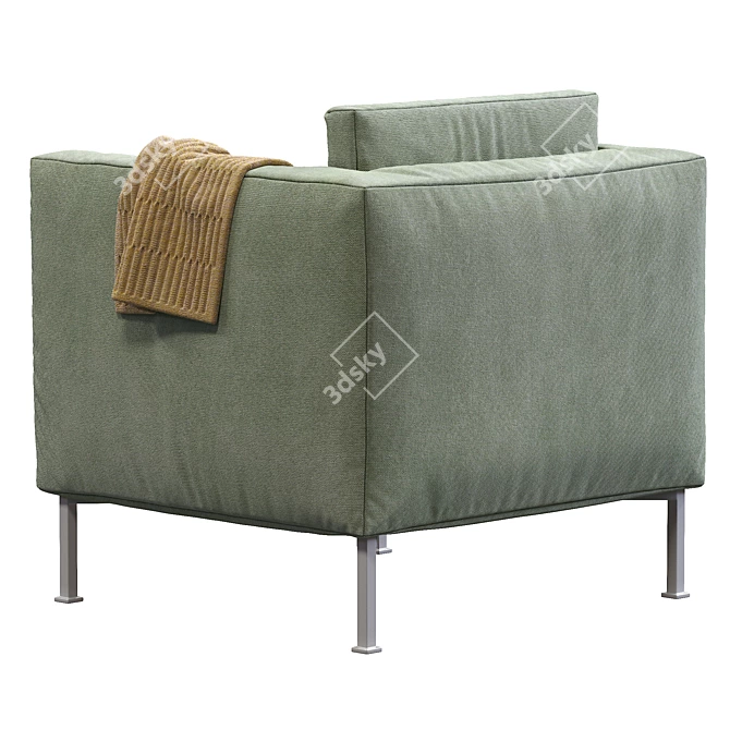 Box Armchair: Modern Design,
Comfort & Style 3D model image 4