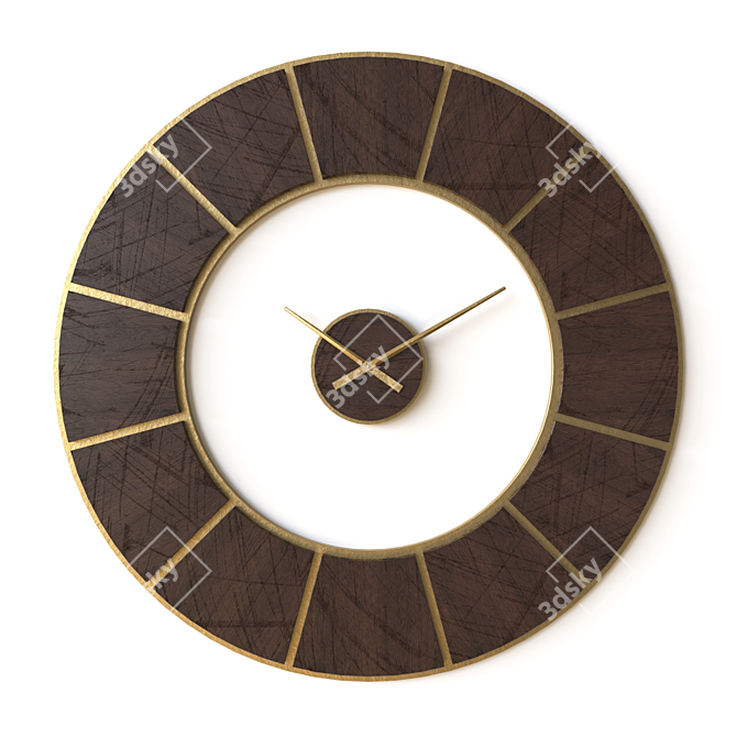 Timeless Elegance: Uttermost Wall Clock 3D model image 3