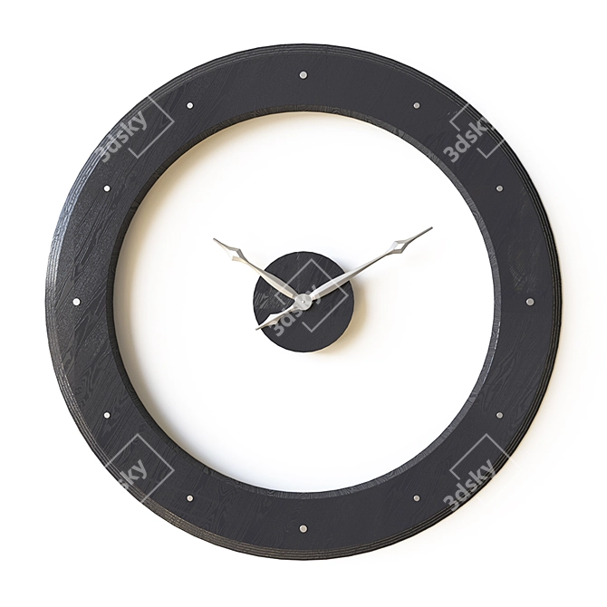 Timeless Elegance: Uttermost Wall Clock 3D model image 4