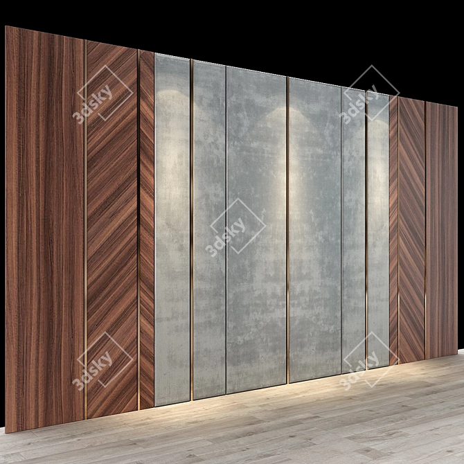 Exquisite Wall Panel No. 11 3D model image 2