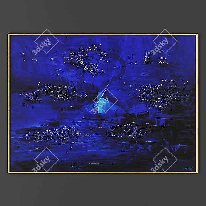 Elegant Frame for Art 3D model image 1